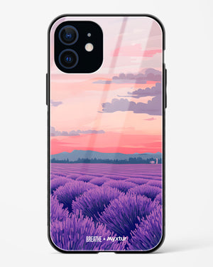 Lavender Fields Forever [BREATHE] Glass Case Phone Cover (Apple)