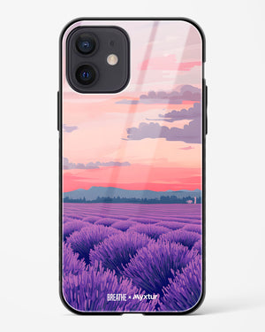 Lavender Fields Forever [BREATHE] Glass Case Phone Cover (Apple)
