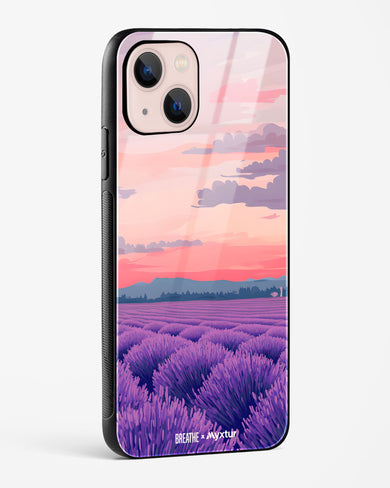 Lavender Fields Forever [BREATHE] Glass Case Phone Cover (Apple)