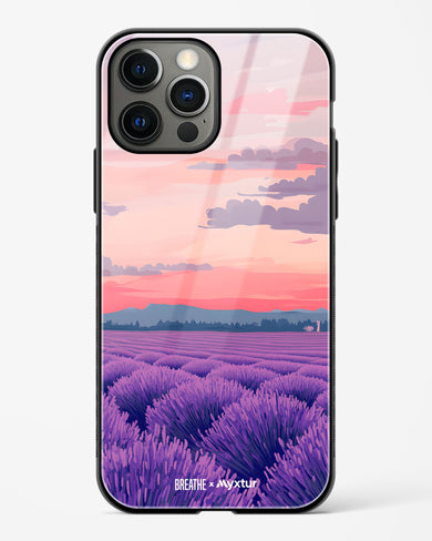 Lavender Fields Forever [BREATHE] Glass Case Phone Cover (Apple)