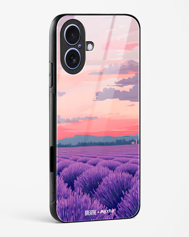 Lavender Fields Forever [BREATHE] Glass Case Phone Cover (Apple)