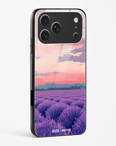 Lavender Fields Forever [BREATHE] Glass Case Phone Cover (Apple)