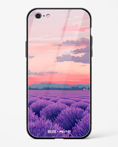 Lavender Fields Forever [BREATHE] Glass Case Phone Cover (Apple)