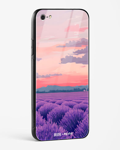 Lavender Fields Forever [BREATHE] Glass Case Phone Cover (Apple)