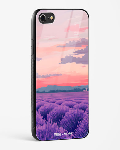 Lavender Fields Forever [BREATHE] Glass Case Phone Cover (Apple)