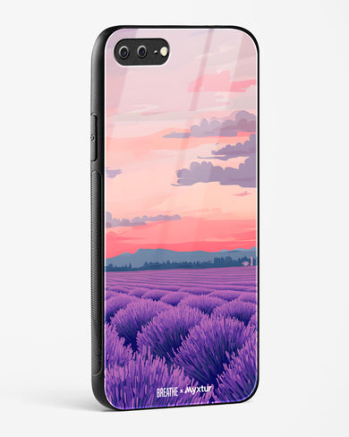 Lavender Fields Forever [BREATHE] Glass Case Phone Cover (Apple)