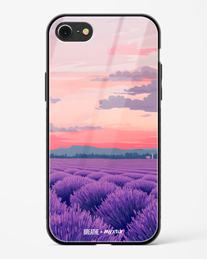 Lavender Fields Forever [BREATHE] Glass Case Phone Cover (Apple)