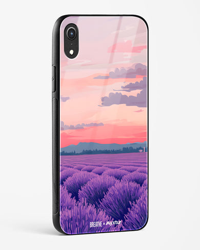 Lavender Fields Forever [BREATHE] Glass Case Phone Cover (Apple)