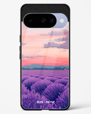 Lavender Fields Forever [BREATHE] Glass Case Phone Cover (Google)