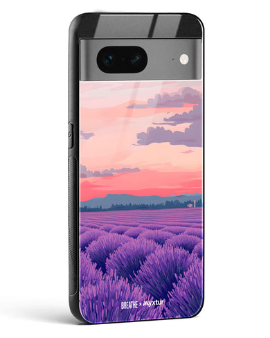 Lavender Fields Forever [BREATHE] Glass Case Phone Cover (Google)