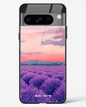 Lavender Fields Forever [BREATHE] Glass Case Phone Cover (Google)
