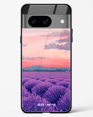 Lavender Fields Forever [BREATHE] Glass Case Phone Cover (Google)
