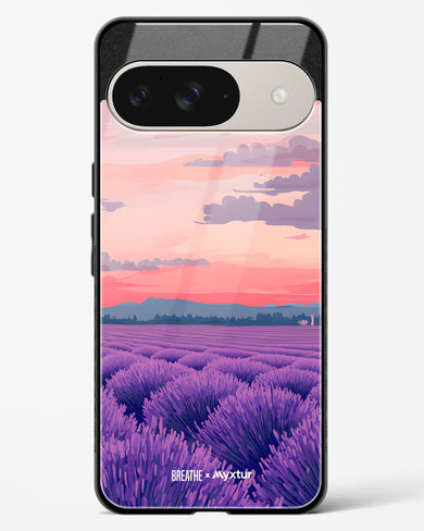 Lavender Fields Forever [BREATHE] Glass Case Phone Cover (Google)