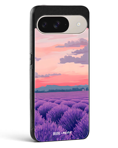 Lavender Fields Forever [BREATHE] Glass Case Phone Cover (Google)