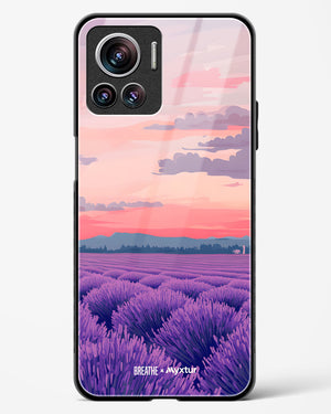 Lavender Fields Forever [BREATHE] Glass Case Phone Cover (Motorola)