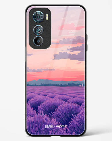 Lavender Fields Forever [BREATHE] Glass Case Phone Cover (Motorola)