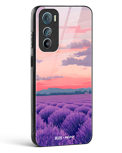 Lavender Fields Forever [BREATHE] Glass Case Phone Cover (Motorola)