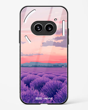 Lavender Fields Forever [BREATHE] Glass Case Phone Cover (Nothing)