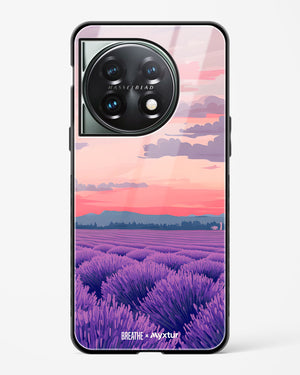Lavender Fields Forever [BREATHE] Glass Case Phone Cover (OnePlus)