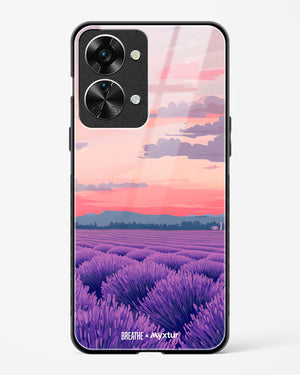 Lavender Fields Forever [BREATHE] Glass Case Phone Cover (OnePlus)