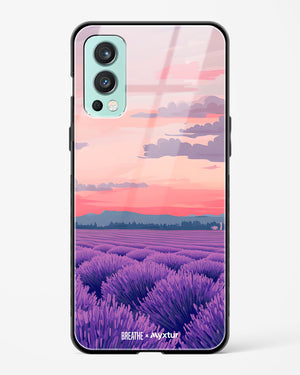 Lavender Fields Forever [BREATHE] Glass Case Phone Cover (OnePlus)