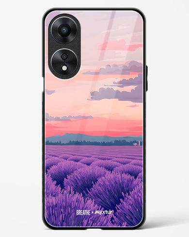 Lavender Fields Forever [BREATHE] Glass Case Phone Cover (Oppo)