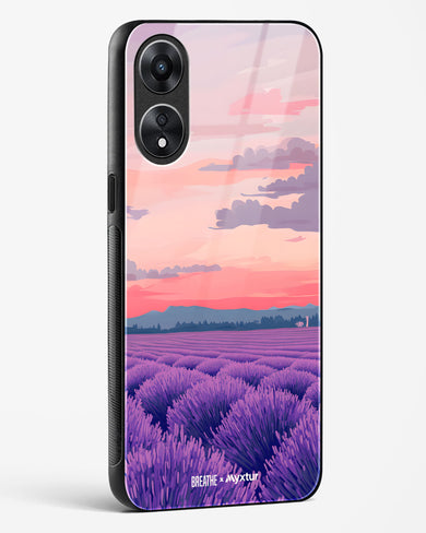 Lavender Fields Forever [BREATHE] Glass Case Phone Cover (Oppo)
