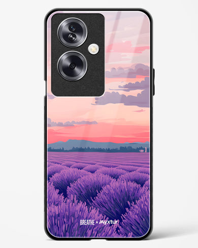 Lavender Fields Forever [BREATHE] Glass Case Phone Cover (Oppo)