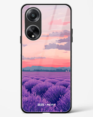 Lavender Fields Forever [BREATHE] Glass Case Phone Cover (Oppo)