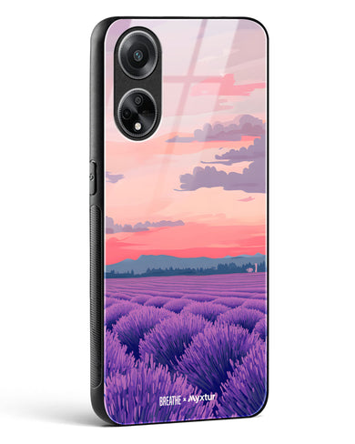 Lavender Fields Forever [BREATHE] Glass Case Phone Cover (Oppo)