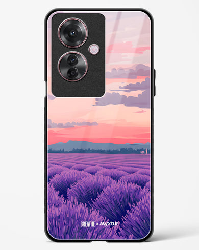 Lavender Fields Forever [BREATHE] Glass Case Phone Cover (Oppo)