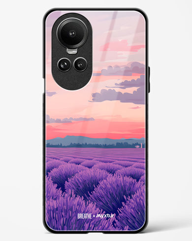Lavender Fields Forever [BREATHE] Glass Case Phone Cover (Oppo)