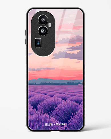 Lavender Fields Forever [BREATHE] Glass Case Phone Cover (Oppo)