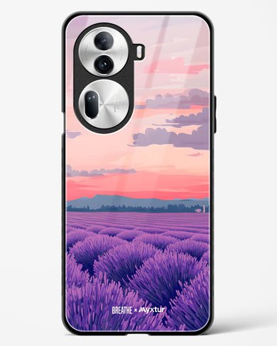 Lavender Fields Forever [BREATHE] Glass Case Phone Cover (Oppo)