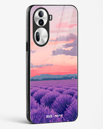 Lavender Fields Forever [BREATHE] Glass Case Phone Cover (Oppo)