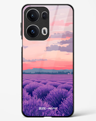Lavender Fields Forever [BREATHE] Glass Case Phone Cover (Oppo)