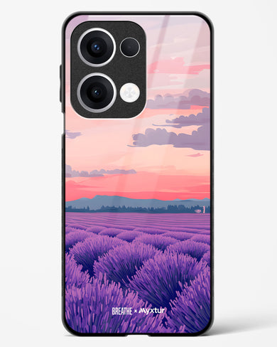 Lavender Fields Forever [BREATHE] Glass Case Phone Cover (Oppo)