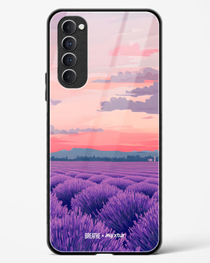 Lavender Fields Forever [BREATHE] Glass Case Phone Cover (Oppo)