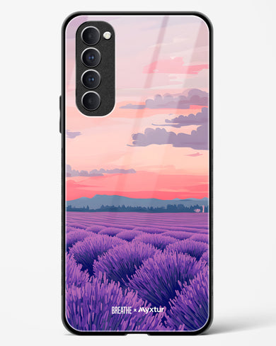 Lavender Fields Forever [BREATHE] Glass Case Phone Cover (Oppo)