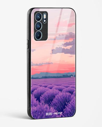 Lavender Fields Forever [BREATHE] Glass Case Phone Cover (Oppo)