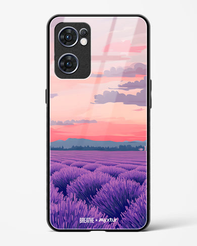 Lavender Fields Forever [BREATHE] Glass Case Phone Cover (Oppo)