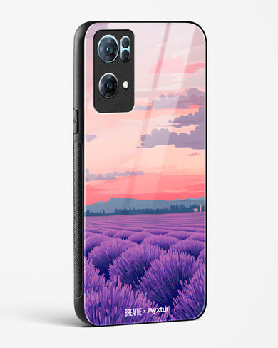 Lavender Fields Forever [BREATHE] Glass Case Phone Cover (Oppo)