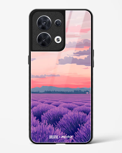 Lavender Fields Forever [BREATHE] Glass Case Phone Cover (Oppo)
