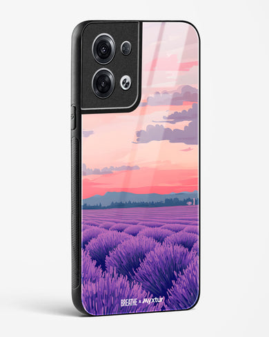 Lavender Fields Forever [BREATHE] Glass Case Phone Cover (Oppo)
