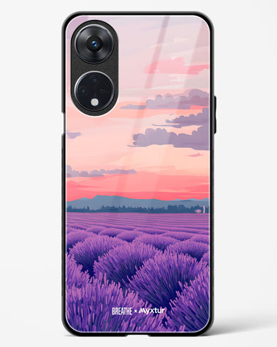 Lavender Fields Forever [BREATHE] Glass Case Phone Cover (Oppo)