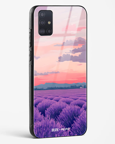 Lavender Fields Forever [BREATHE] Glass Case Phone Cover (Samsung)