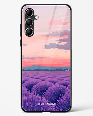 Lavender Fields Forever [BREATHE] Glass Case Phone Cover (Samsung)