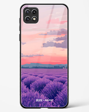 Lavender Fields Forever [BREATHE] Glass Case Phone Cover (Samsung)
