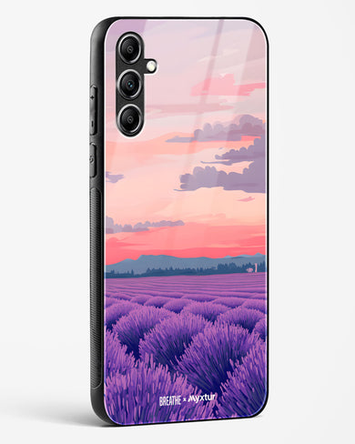 Lavender Fields Forever [BREATHE] Glass Case Phone Cover (Samsung)