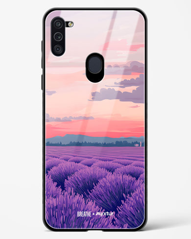 Lavender Fields Forever [BREATHE] Glass Case Phone Cover (Samsung)